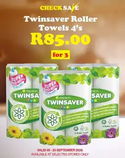 Check Save Twinsaver Roller Towels offer