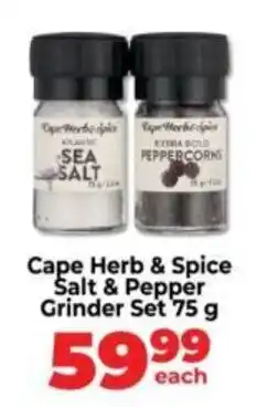 Food Lover's Market Cape Herb & Spice Salt & Pepper Grinder Set offer