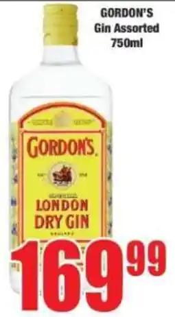 Boxer Gordon's Gin Assorted offer