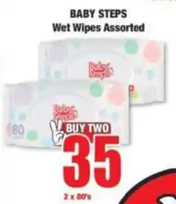 Boxer Baby Steps Wet Wipes Assorted offer