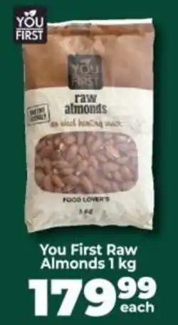 Food Lover's Market You First Raw Almonds offer