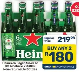 Pick n Pay Hypermarket Heineken Lager offer