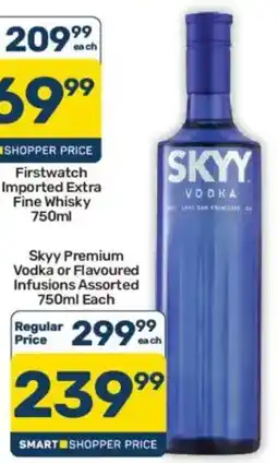 Pick n Pay Hypermarket Skyy Premium Vodka or Flavoured Infusions Assorted offer