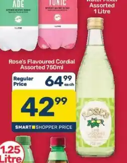 Pick n Pay Hypermarket Rose's Flavoured Cordial Assorted offer