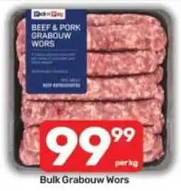 Pick n Pay Beef & Pork Grabouw Wors offer