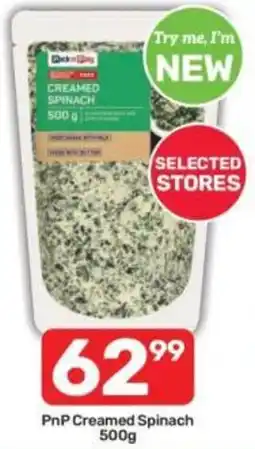 Pick n Pay PnP Creamed Spinach offer