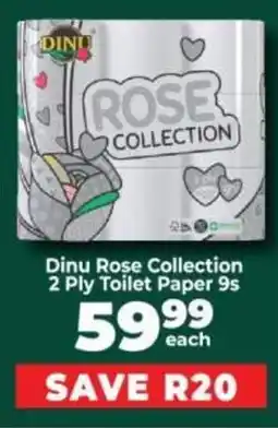 Food Lover's Market Dinu Rose Collection 2 Ply Toilet Paper offer