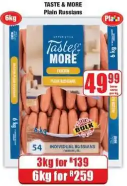 Boxer Taste & More Plain Russians offer