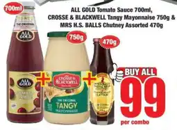 Boxer ALL GOLD Tomato Sauce offer