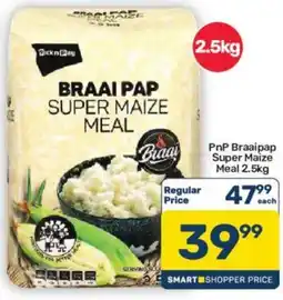 Pick n Pay Hypermarket Braai Pap Super Maize Meal offer