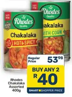 Pick n Pay Hypermarket Rhodes Chakalaka Assorted offer