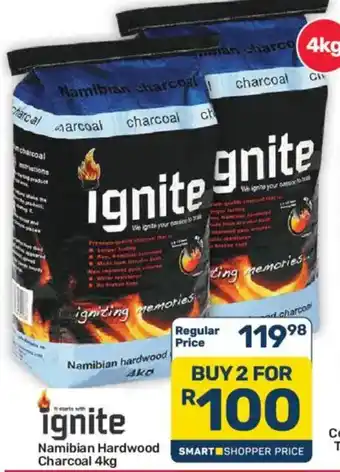 Pick n Pay Hypermarket Ignite Namibian Hardwood Charcoal offer