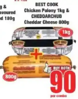 Boxer BEST COOK Chicken Polony & Cheddar Cheese offer