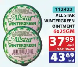 Arrow Cash And Carry All Star Wintergreen Ointment offer