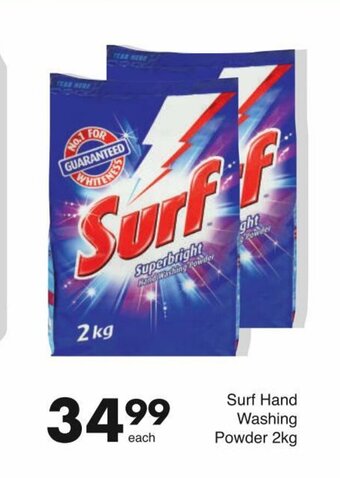 Save Surf Hand Washing Powder 2kg offer