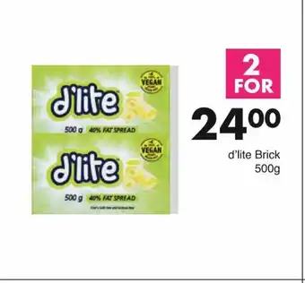 Save d'Lite Brick 500g offer