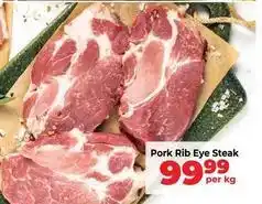 Food Lover's Market Pork rib eye steak offer