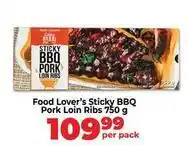 Food Lover's Market Sticky bbq pork loin ribs offer