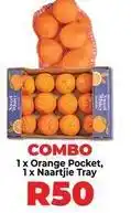 Food Lover's Market Orange pocket, naartjie tray offer