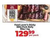 Food Lover's Market Sticky bbq pork belly ribs offer