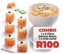 Food Lover's Market Salmon roses, crab salad offer