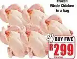 Boxer Frozen - whole chicken offer
