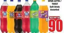Boxer Spar - soft drink offer