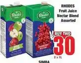 Boxer Rhodes - fruit juice nectar blend offer