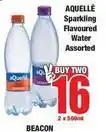 Boxer Aquelle - sparkling flavoured water offer