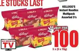 Boxer Kellogg's - instant noodles multipack offer