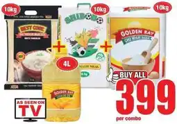 Boxer Golden ray - best cook rice, skilo maize meal, cake wheat flour offer