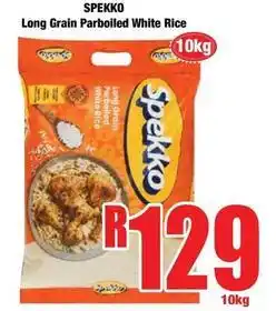 Boxer Spekko - long grain parboiled white rice offer