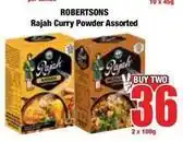 Boxer Robertsons - rajah curry powder offer