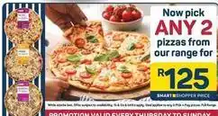 Pick n Pay Pick n pay - any 2 pizzas offer