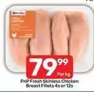 Pick n Pay Fresh skinless chicken breast fillets offer