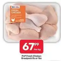 Pick n Pay Hypermarket Fresh chicken braaipack offer