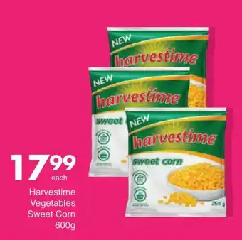 Save Harvestime Vegetables Sweet Corn 600g offer