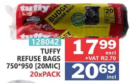 Arrow Cash And Carry TUFFY REFUSE BAGS offer