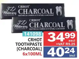 Arrow Cash And Carry CRHOT TOOTHPASTE [CHARCOAL] offer