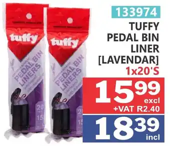 Tuffy Pedal Bin Liner [Lavendar]