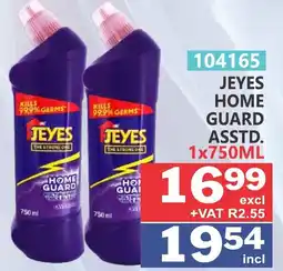 Arrow Cash And Carry Jeyes Home Guard offer