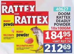 Arrow Cash And Carry DOOM RATTEX DEADLY POWDER offer