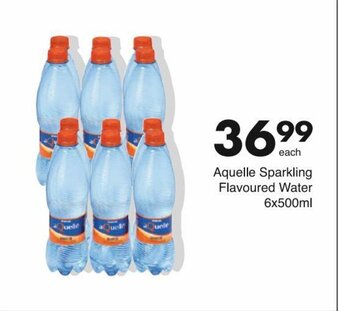 Save Aquelle Sparkling Flavoured Water 6x500ml offer
