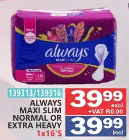 Arrow Cash And Carry ALWAYS MAXI SLIM offer