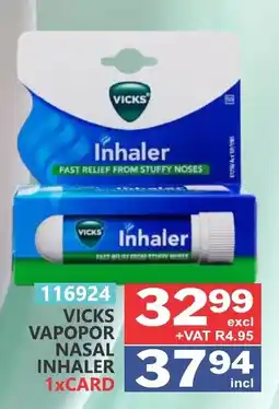 Arrow Cash And Carry VICKS VAPOPOR NASAL INHALER offer