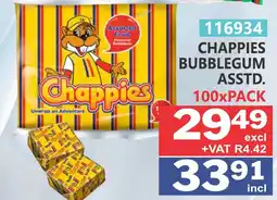 Arrow Cash And Carry Chappies Bubblegum Assorted offer