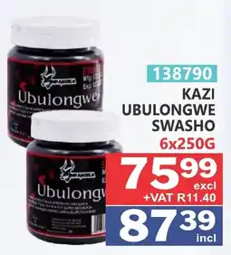 Arrow Cash And Carry KAZI UBULONGWE SWASHO offer