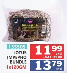 Arrow Cash And Carry LOTUS IMPEPHO BUNDLE offer