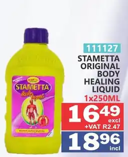 Arrow Cash And Carry Stametta Original Body Healing Liquid offer