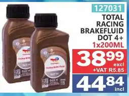 Arrow Cash And Carry TOTAL RACING BRAKEFLUID offer